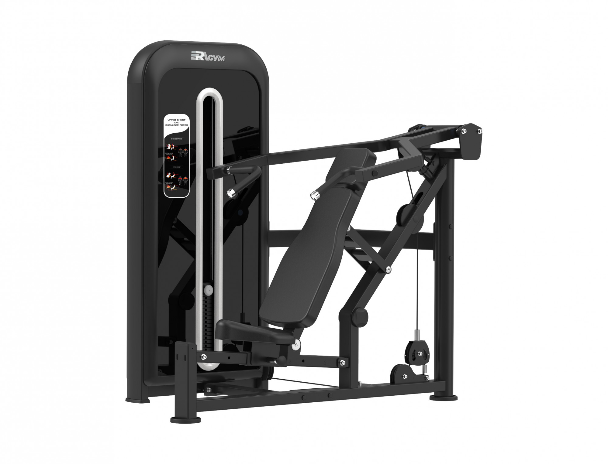   ERAGYM Seated and Horizontal Shoulder Press BLT03 